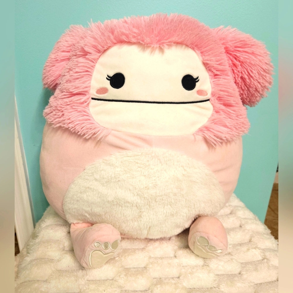 Squishmallows Brina The Bigfoot Pink 16"
